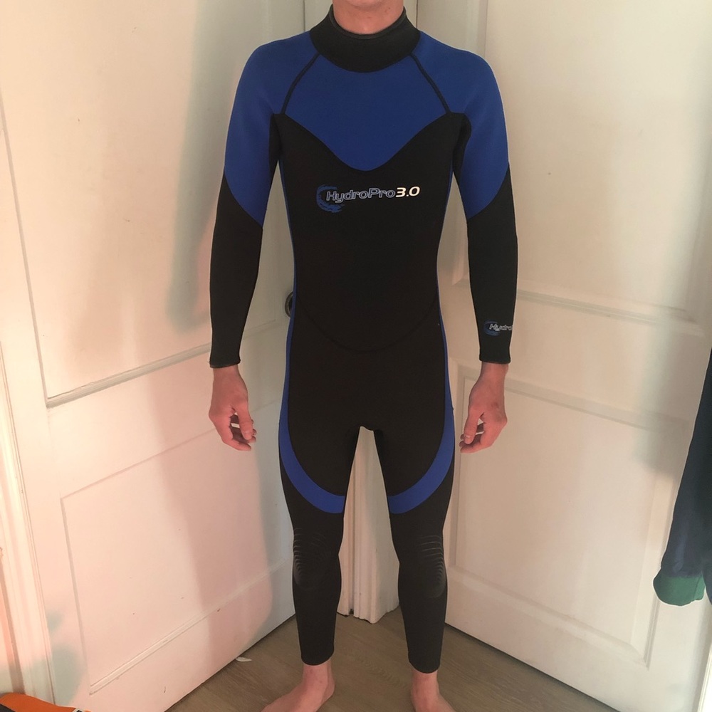 HydroPro 3.0 Men’s Small Full Wetsuit in Black and Blue
